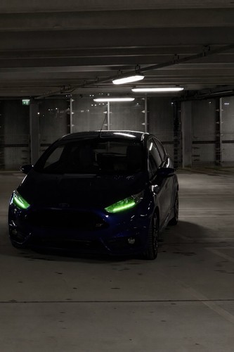 Ford fiesta mk7 green - mk7.5, drl