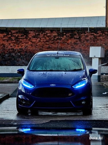 Ford fiesta mk7 - blue, drl